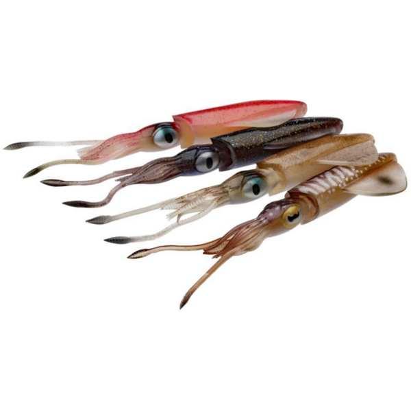 SAVAGE GEAR NALUCA 3D SWIM SQUID 9,5CM/35G BROWN 4BUC/PL