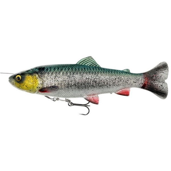 SAVAGE GEAR SHAD 4D LINE THRU PULSETAIL TROUT 16CM/51G GREEN SILVER