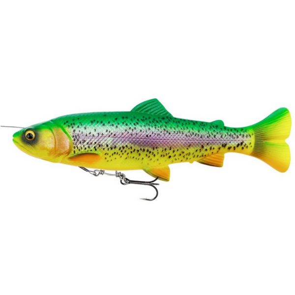 SAVAGE GEAR SHAD 4D LINE THRU PULSETAIL TROUT 16CM/51G FIRETROUT