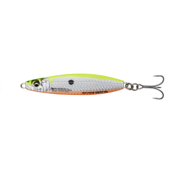 SAVAGE GEAR JIG PSYCHO SPRAT 9,0CM/45G SINKING LEMON BACK FLASH