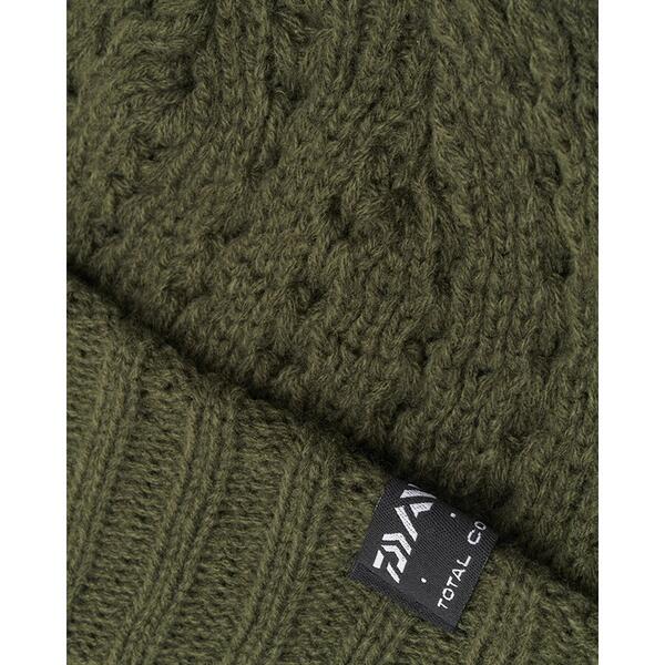 DAIWA CACIULA KNITTED GREEN BEANIE