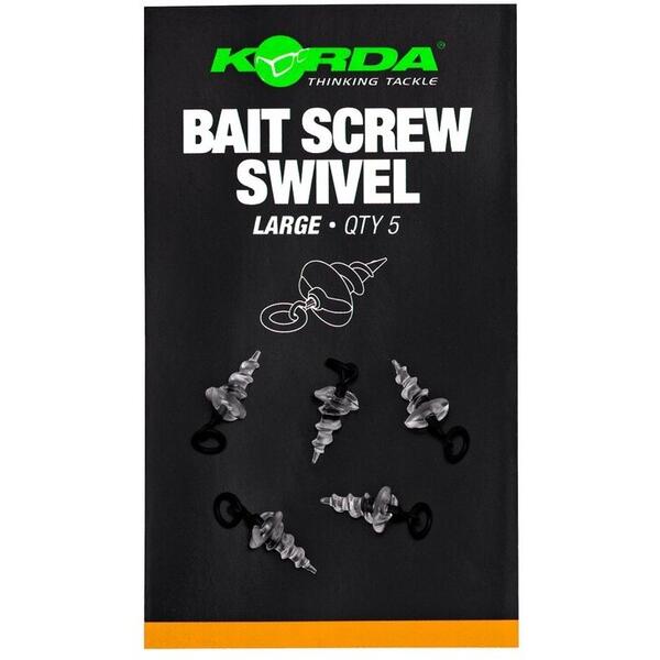 KORDA VARTEJ MICRO RING BAIT SCREW LARGE 5BUC/PL