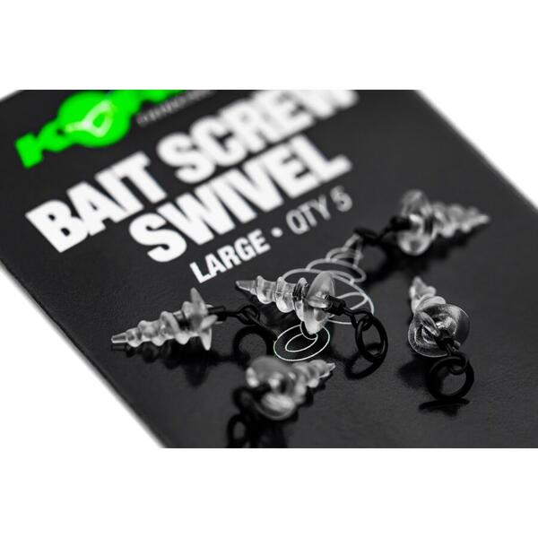 KORDA VARTEJ MICRO RING BAIT SCREW LARGE 5BUC/PL