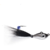 MUSTAD JIG BIG EYE BUCKTAIL BLACK SILVER/BW SILVER CRYSTAL FLASH 14G