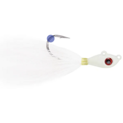 JIG BIG EYE BUCKTAIL GREEN GLOW/WHITE GLOW 14G