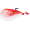 MUSTAD JIG BIG EYE BUCKTAIL RED WHITE CRYSTAL FLASH 14G