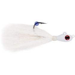 JIG BIG EYE BUCKTAIL WHITE CRYSTAL FLASH 14G