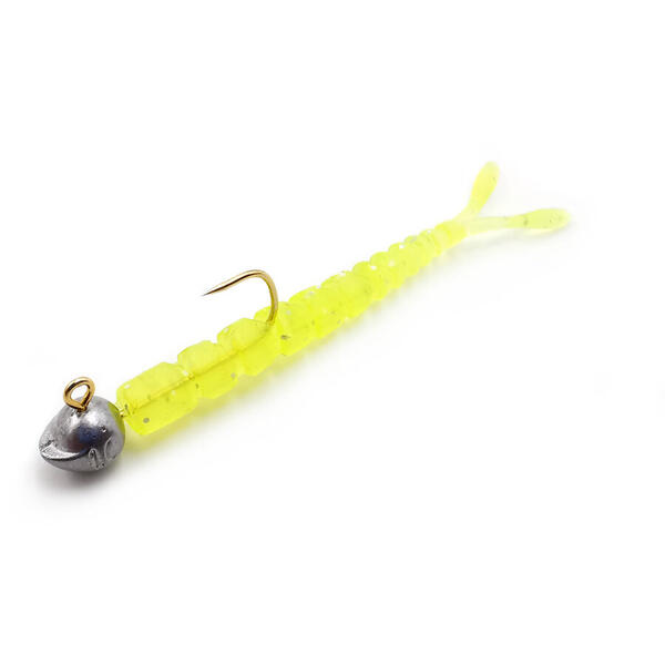 MUSTAD NALUCA AJI MICRO PILO 5CM UV CLEAR CHARTREUSE