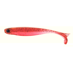 SHAD MEZASHI TAIL MINNOW 7,6CM TRANSPARENT RED