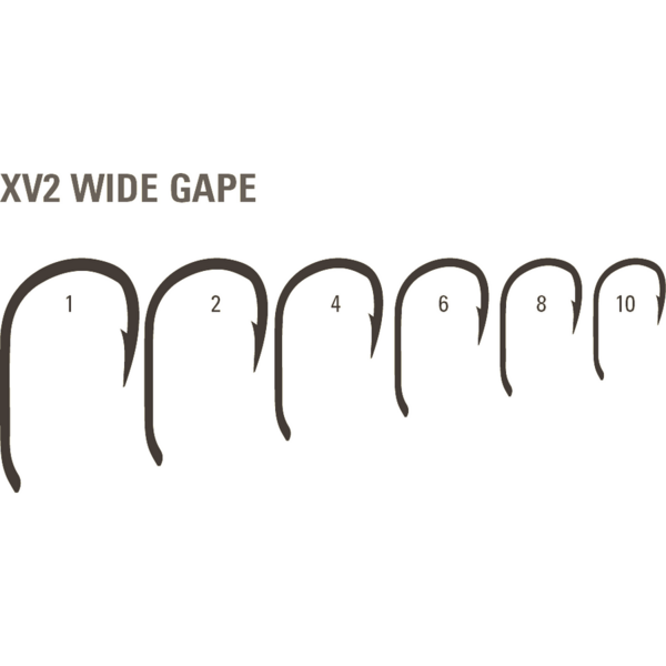 MUSTAD CARLIG CRAP XV2 WIDE GAPE OCHI NICHEL NEGRU 10BUC/PL