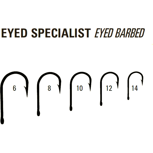 CARLIG MUSTAD BN. OCHET EYED SPECIALIST 10BUC/PL