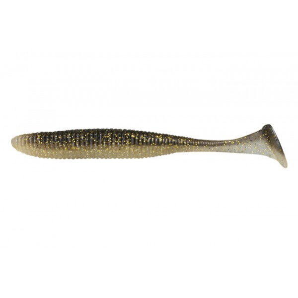 JACKALL SHAD RHYTHM WAVE 3,8INCH GOLD & BLACK SHAD 8BUC/PL