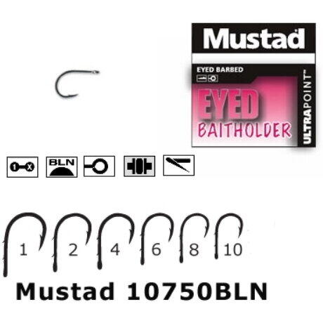 MUSTAD CARLIG ULTRAPOINT BLN FORJAT OCHET 2 SPINI 10BUC/PL