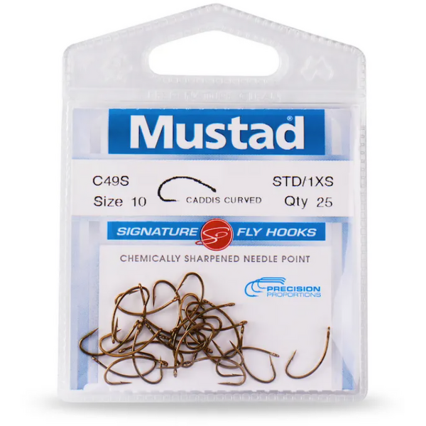 MUSTAD CARLIG BR.FORJAT CURBAT PT.MUSCA 25BUC/PL