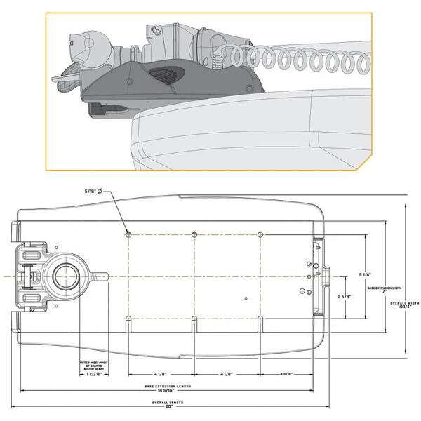 MINN KOTA MOTOR EL. 55 BT RIPTIDE TERROVA/I PILOT 152CM/12V