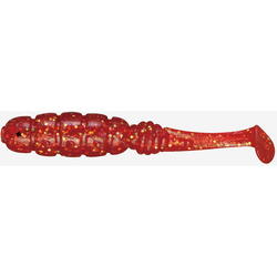 VIERME GOODMEAL SHAD 2INCH RED GOLD FLAKE 7BUC/PL