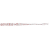 JACKALL VIERME PEKE RING 2.7INCH CLEAR RED FLAKE 8BUC/PL