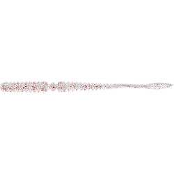 JACKALL VIERME PEKE RING 2.7INCH CLEAR RED FLAKE 8BUC/PL