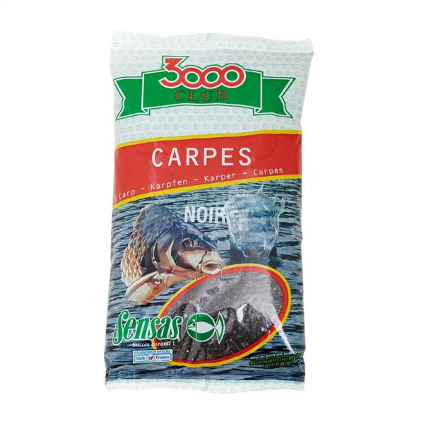 NADA SENSAS 3000 CLUB CARPES NOIR 1KG