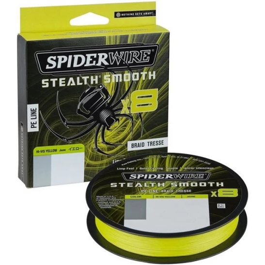 SPIDERWIRE FIR TEXTIL STEALTH SMOOTH 8 GALBEN 006MM/6,6KG/150M