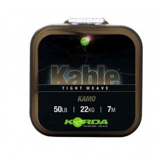 KORDA LEAD CORE TIGHT WEAVE KAMO 7M/ROLA