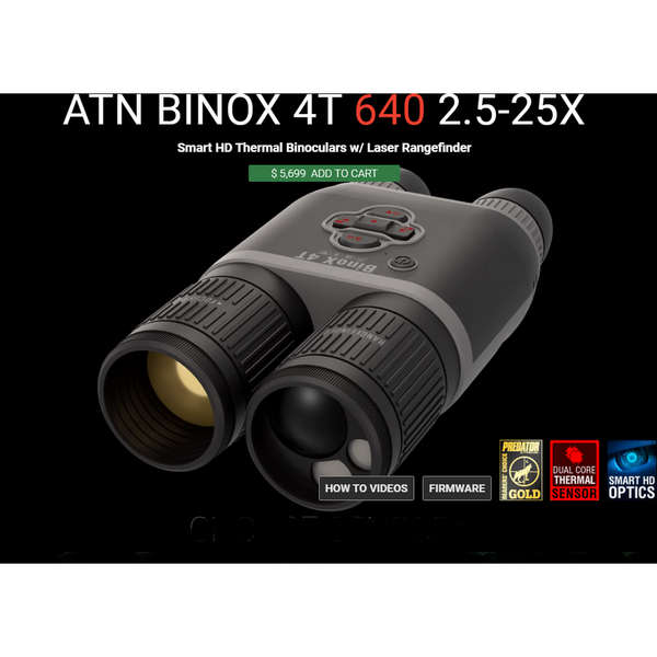 ATN BINOCLU VEDERE TERMICA BINOX 4T 50MM LR 2,5-25X 640X480 WIFI