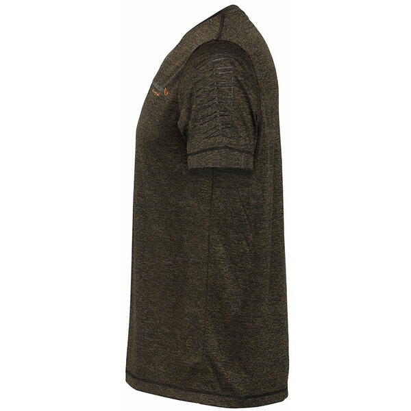 SAVAGE GEAR TRICOU FIGHTER STRETCH BURNT OLIVE MELANGE MAR.S