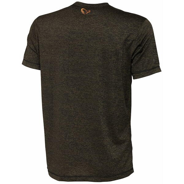 SAVAGE GEAR TRICOU FIGHTER STRETCH BURNT OLIVE MELANGE MAR.S