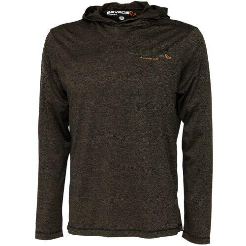 SAVAGE GEAR HANORAC FIGHTER STRETCH BURNT OLIVE MELANGE MAR.XL