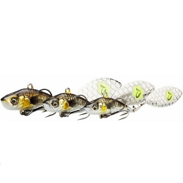 SAVAGE GEAR SPINNER 3D STICKLEBAIT TAILSPIN 6,5CM/9G SINKING BLACK SILVER