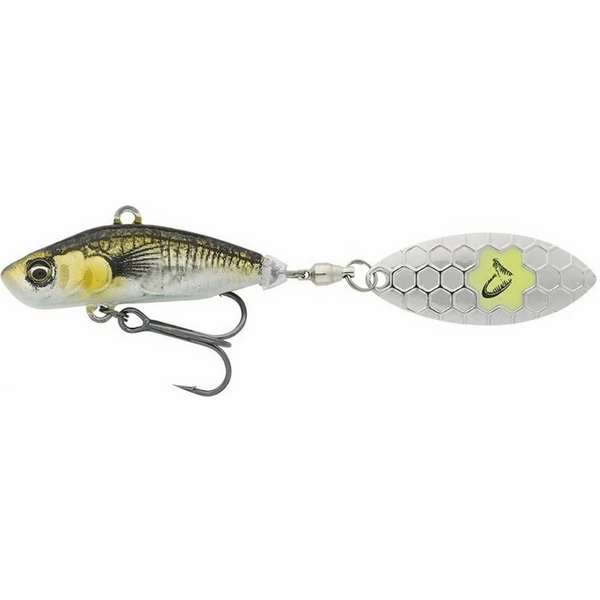 SAVAGE GEAR SPINNER 3D STICKLEBAIT TAILSPIN 6,5CM/9G SINKING GREEN SILVER AYU