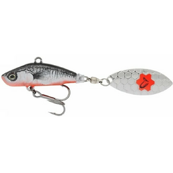 SPINNER 3D STICKLEBAIT TAILSPIN 6,5CM/9G SINKING BLACK RED