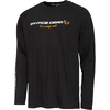 SAVAGE GEAR TRICOU SIGNATURE LOGO LONG SLEEVE BLACK CAVIAR MAR.S