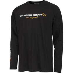 TRICOU SIGNATURE LOGO LONG SLEEVE BLACK CAVIAR MAR.XL