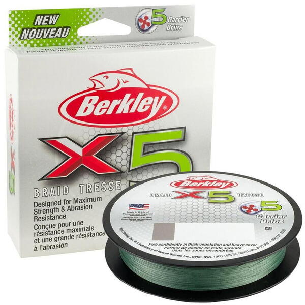 BERKLEY FIR TEXTIL X5 LOW VIS VERDE 012MM/12,0KG/150M