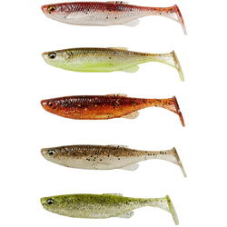 SHAD FAT MINNOW T-TAIL 9CM/7G CLEARWATER MIX 5BUC/PL