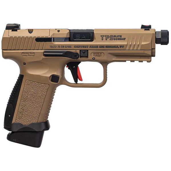 CANIK PISTOL GLONT TP9 ELITE COMBAT DESERT CAL.9X19MM