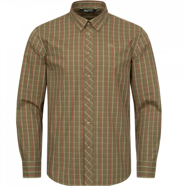 BLASER CAMASA TRISTAN DARK OLIVE/RED MAR.XL