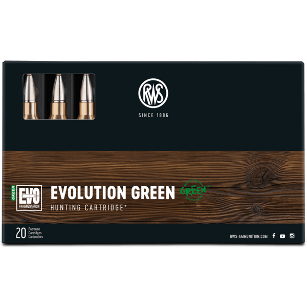 RWS CARTUS 300WIN/EVO GREEN /9,0G