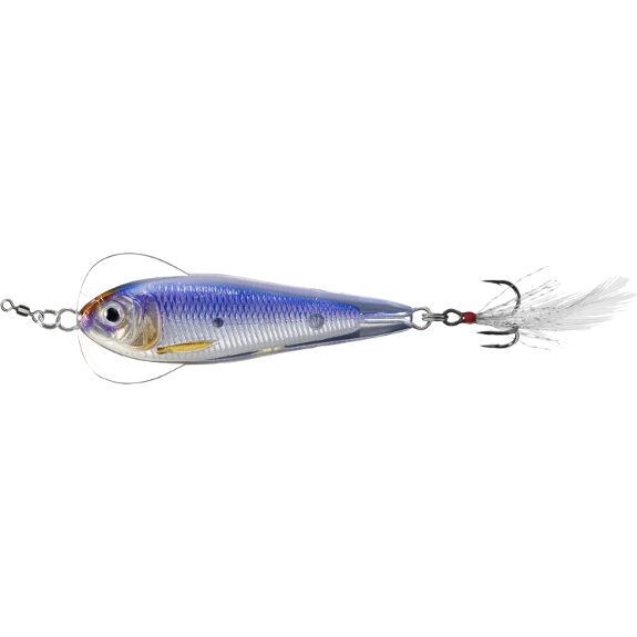 LIVE TARGET FLUTTER SHAD 5,5CM/14G SINKING SILVER/VIOLET