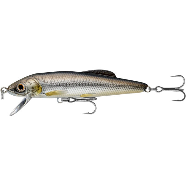 LIVE TARGET MINNOW FINESSE JERKBAIT 6CM/3G SILVER/BLACK