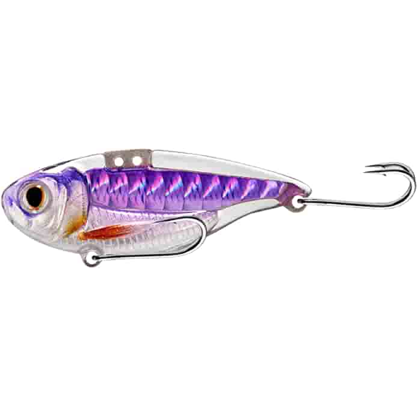 LIVE TARGET CICADA SONIC SHAD BLADE BAIT 5CM/10G VIOLET/BLACK BACK