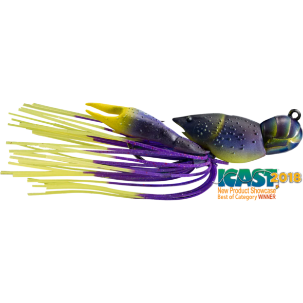 LIVE TARGET HOLLOW CRAWFISH JIG 4CM/11G 148 JUNEBUG/CHART