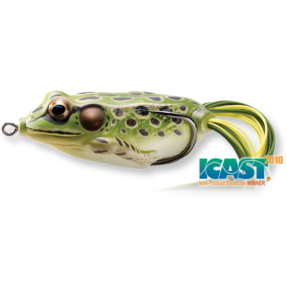 LIVE TARGET HOLLOW BODY FROG WALKING BAIT 4,5CM/7G 500 GREEN/YELLOW