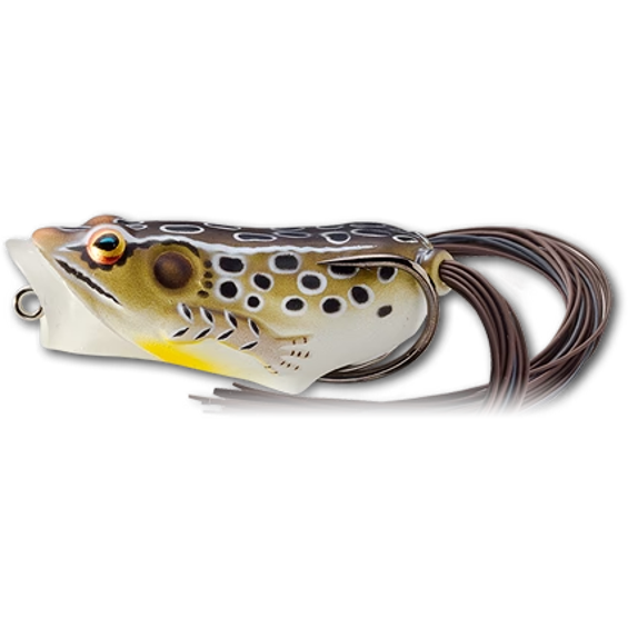 LIVE TARGET HOLLOW BODY FROG POPPER 5,5CM/11G TAN/BROWN