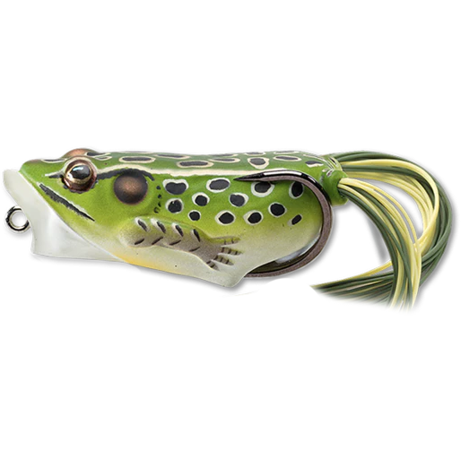 LIVE TARGET HOLLOW BODY FROG POPPER 6,5CM/14G GREEN/YELLOW