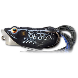 HOLLOW BODY FROG POPPER 6,5CM/14G BLACK/BLACK