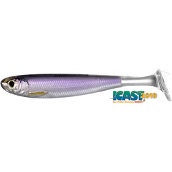 SLOWROLL SHINER PADDLE TAIL 10CM 207 SILVER/PURPLE