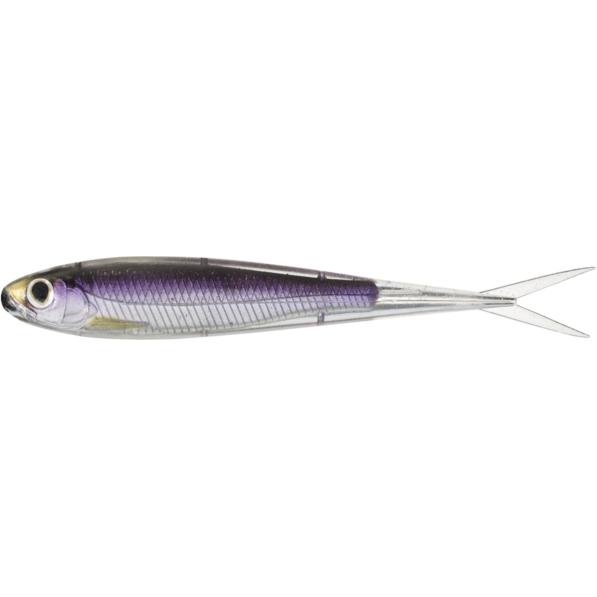 LIVE TARGET TWITCH MINNOW SOFT JERKBAIT 10CM 207 SILVER/PURPLE