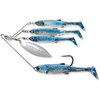 LIVE TARGET BAITBALL SPINNER RIG MEDIUM/14G 854 PURPLE BLUE/SILVER